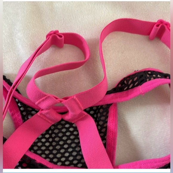 VSX Black and Pink Sports Bra - Picture 7 of 11